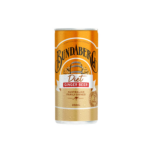 Diet Ginger Beer Mini Can 200mL x 24