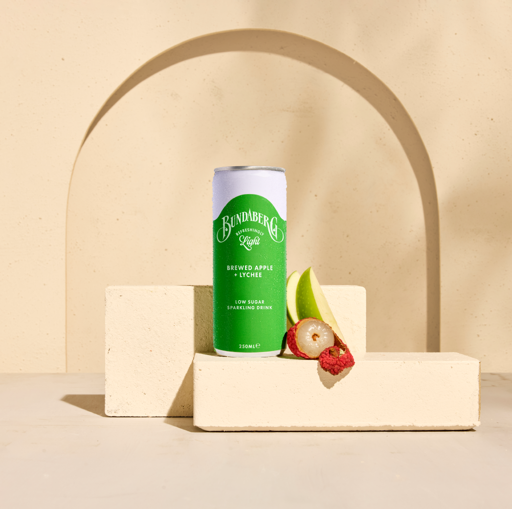 Refreshingly Light Brewed Apple + Lychee 250mL x 24