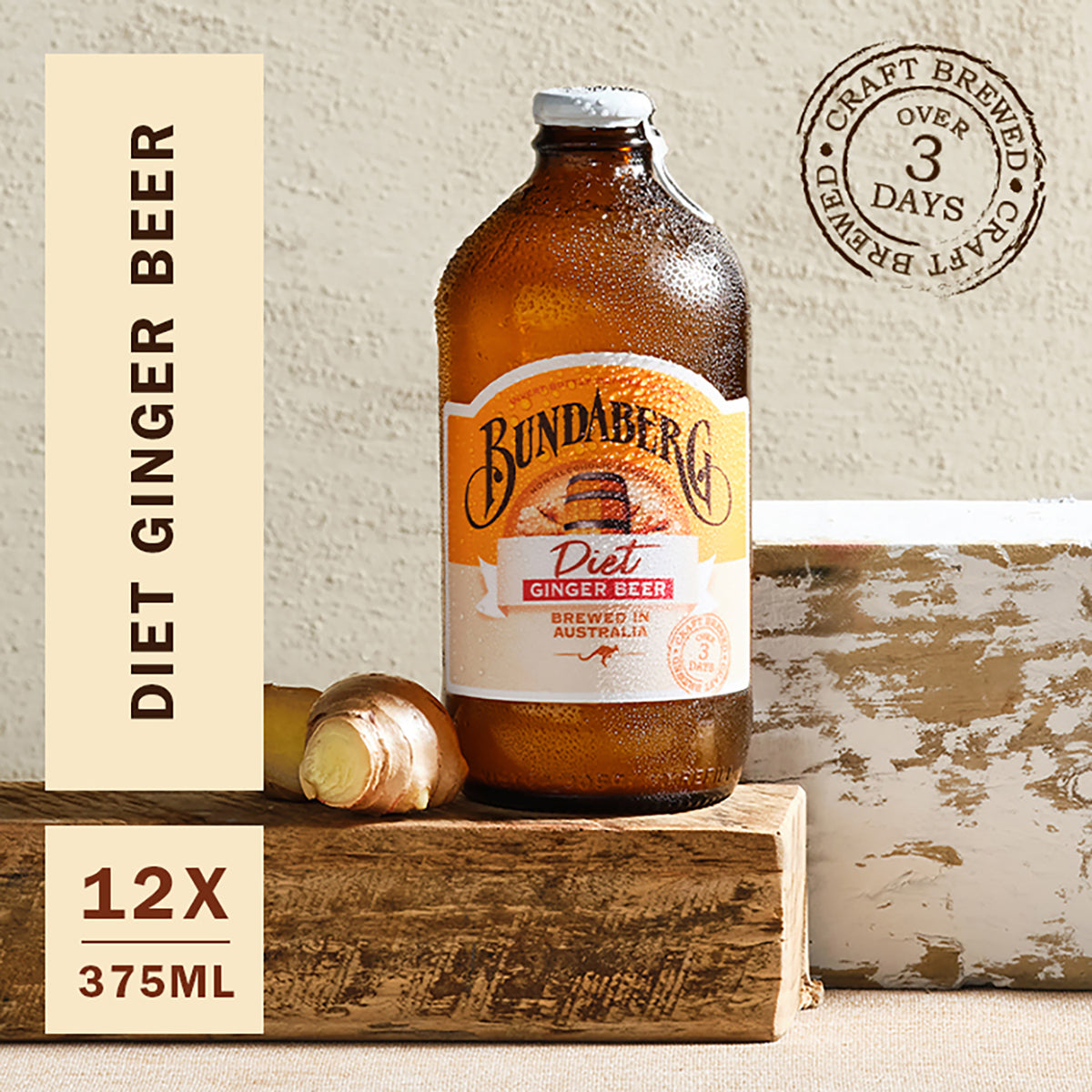 Diet Ginger Beer 375mL x 12