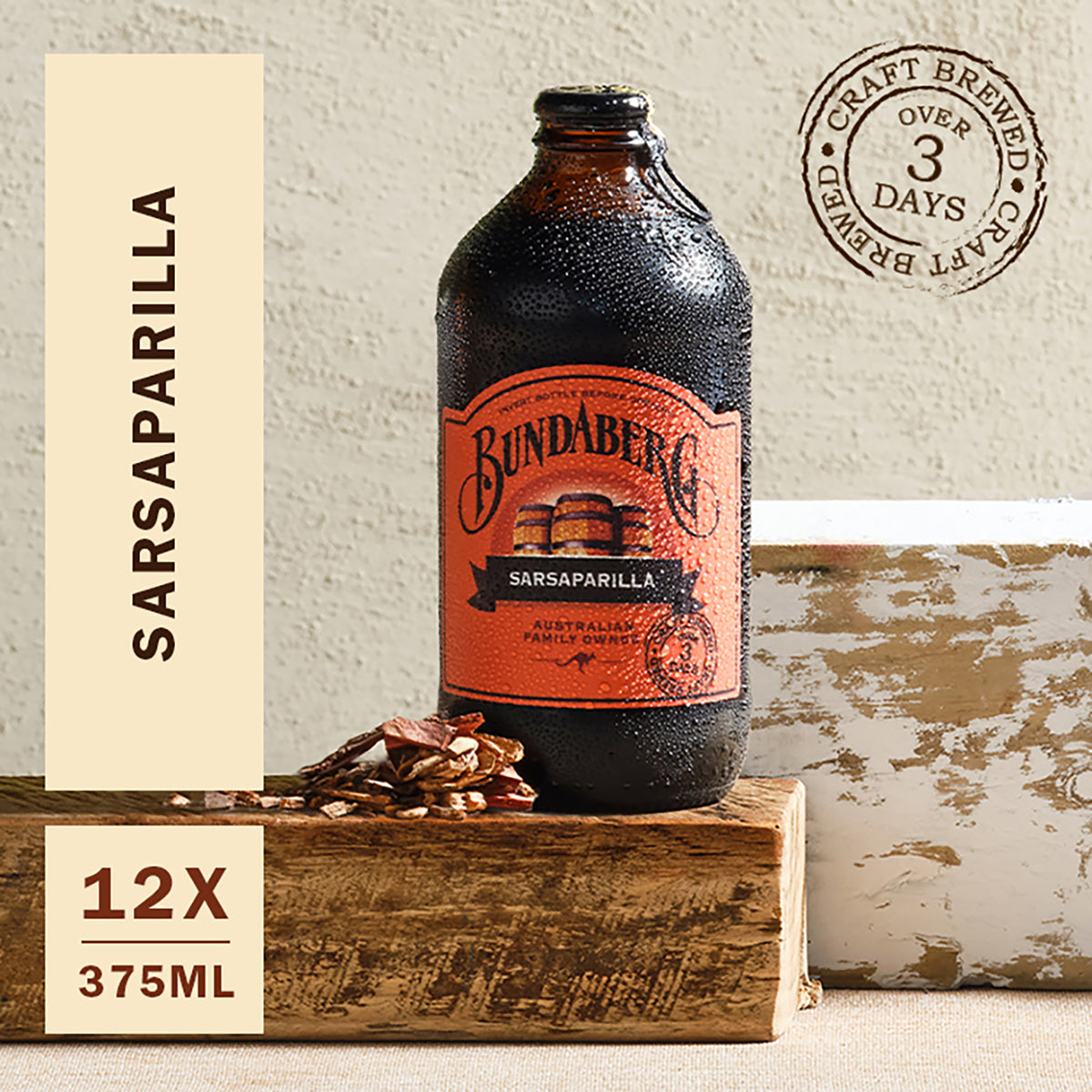 Sarsaparilla 375mL x 12