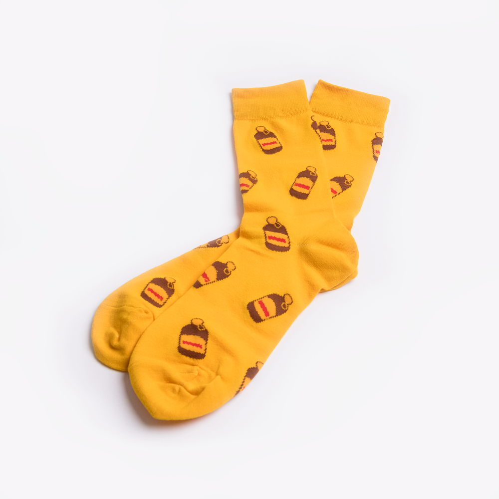 
            
                Load image into Gallery viewer, Ginger Beer Socks in Orange
            
        